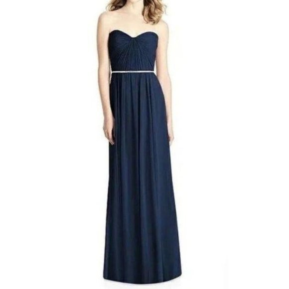 Jenny Packham Dresses & Skirts - NWT Jenny Packham Midnight Dress Sleeveless Rhinestone Accent